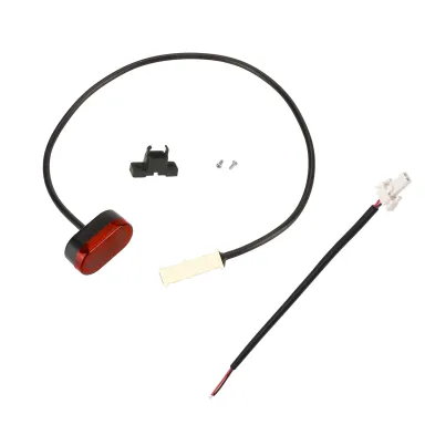 Xiaomi M365 Taillight with 2 Screws Clips Battery Connection Cable Electric Scooter Vehicles Rear Tail Light Lamp LED Tail Stoplight Safety Rear Light for Xiaomi M365 Electric Scooter
